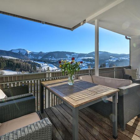 Haus "Bergblick" Ferienwohnung Hochgrat Oberstaufen Mit 2 Schlafzimmer Exteriér fotografie
