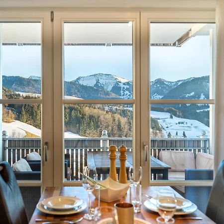 Haus "Bergblick" Ferienwohnung Hochgrat Oberstaufen Mit 2 Schlafzimmer Exteriér fotografie