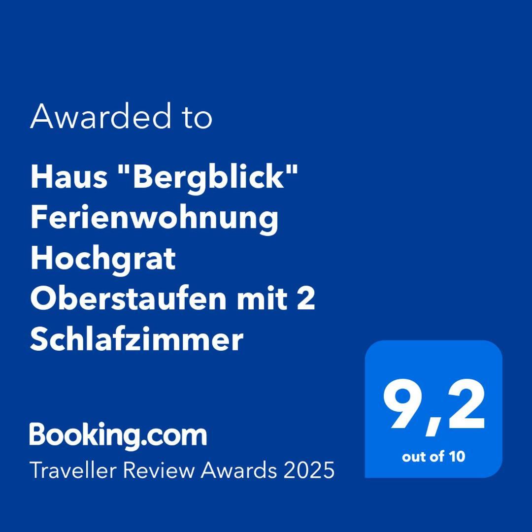 Haus "Bergblick" Ferienwohnung Hochgrat Oberstaufen Mit 2 Schlafzimmer Exteriér fotografie